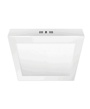 Mabel - Lámpara de techo tipo plafón cuadrado LED 24w acabado blanco luz cálida