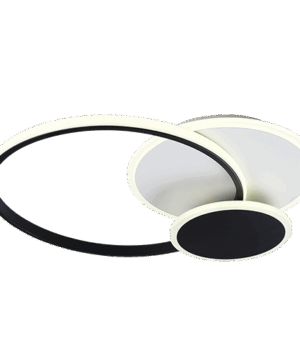 Eleonor - Lámpara tipo plafón de interior LED acabado negro, 3CCT - 45W